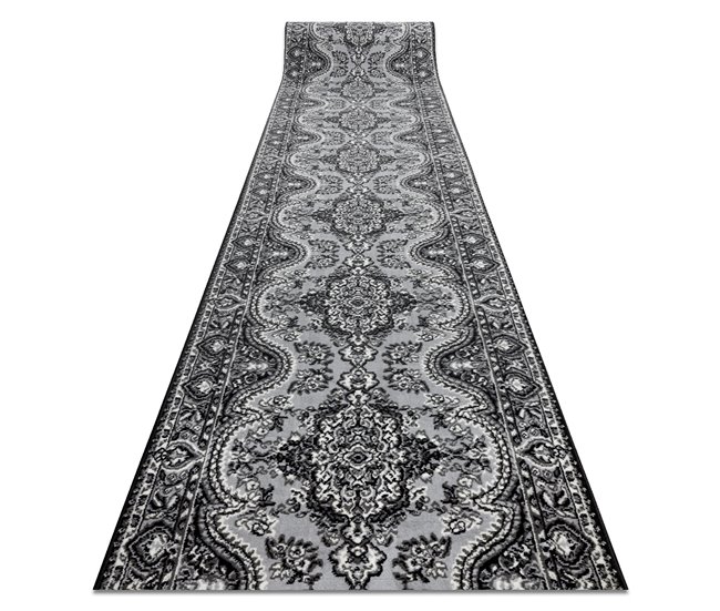 Alfombra de pasillo BCF MORAD Wiosna 120x750 Gris