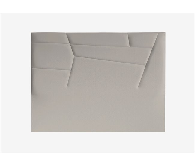 Cabecero de polipiel Monaco 148X123cm Cama de 135cm color blanco - Conforama