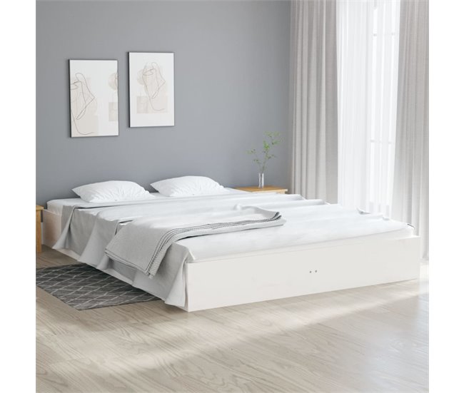 Estructura de cama 200x200 Blanco
