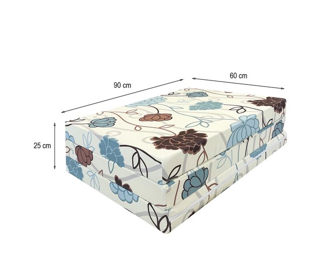 Acomoda Textil – Colchón Plegable con Espuma y Funda Impermeable. Multicolor