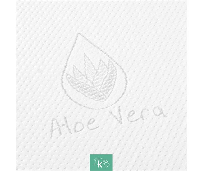 Topper Viscoelástico - Sobrecolchón Viscoelástico - Funda Aloe Vera 