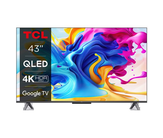 Television 43" TCL 43C649 4K  Smart TV Multicolor