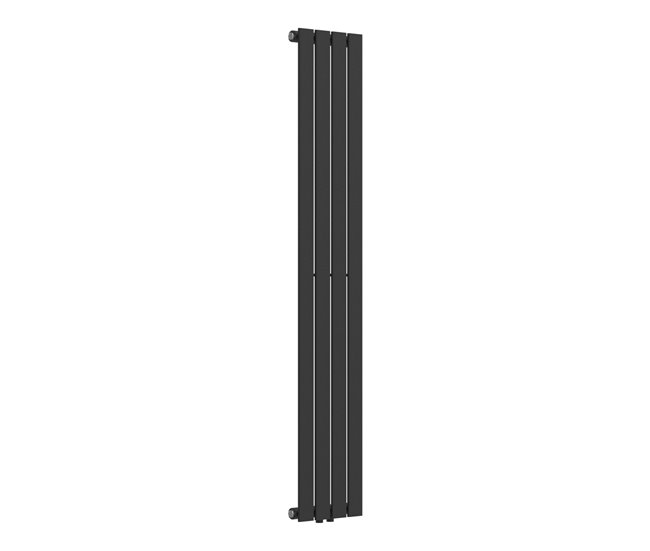 Radiador de panel Nore de Diseño monocapa plano acero Negro
