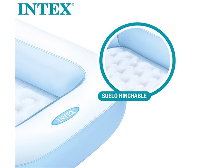 Piscina hinchable rectangular INTEX Azul
