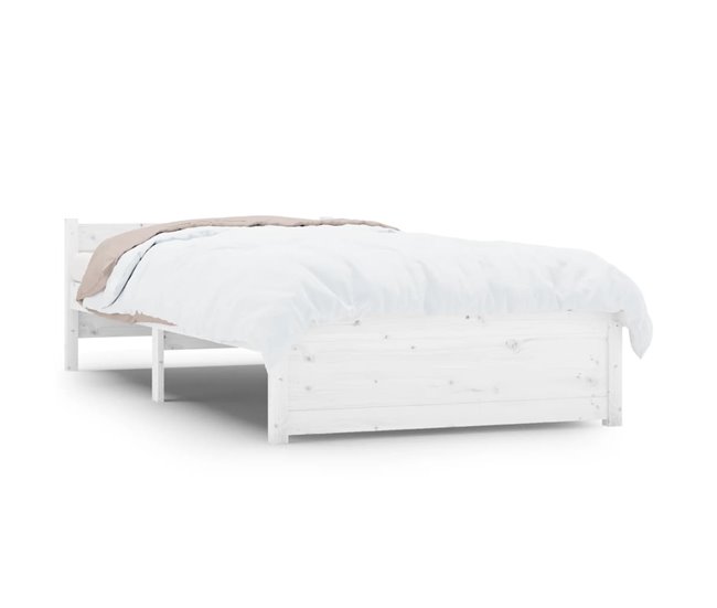 Estructura de cama 90x200 Blanco