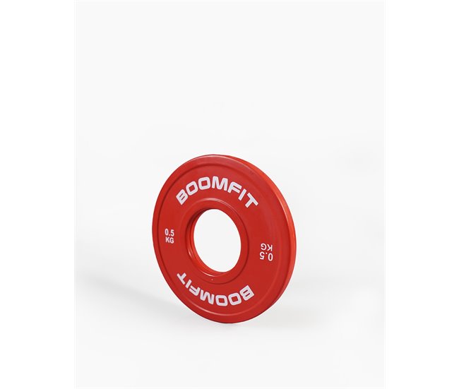 Disco Fraccionado 0,5kg - BOOMFIT Rojo