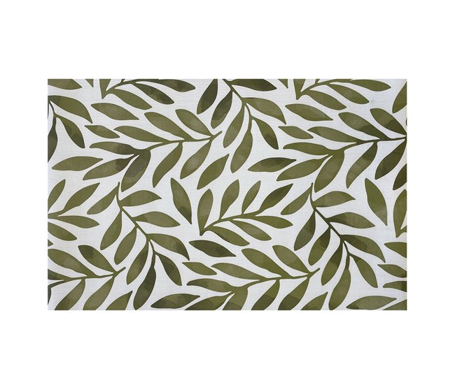 Acomoda Textil – Alfombra Vinílica Hidráulica para Hogar. 80x150 Verde
