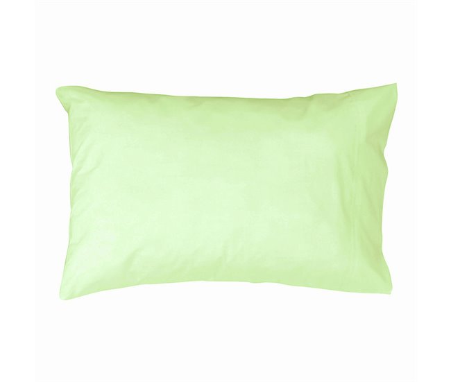 Set de 2 fundas de almohada de poliéster-algodón Verde