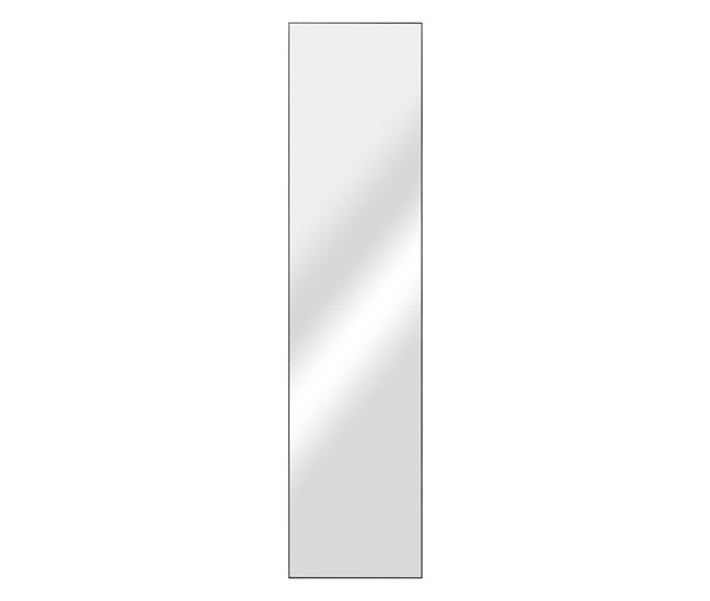 Espejo de Pie Barletta ajustable [en.casa] 35x2 Negro