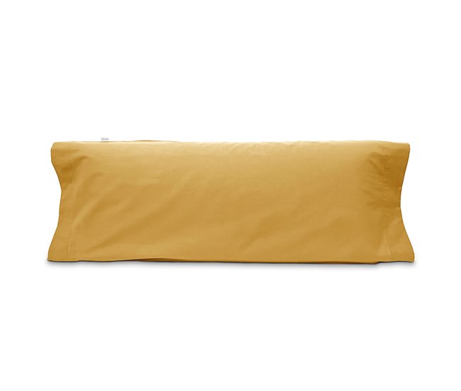 Funda de almohada 100% algodón percal PURE 45x110 Amarillo