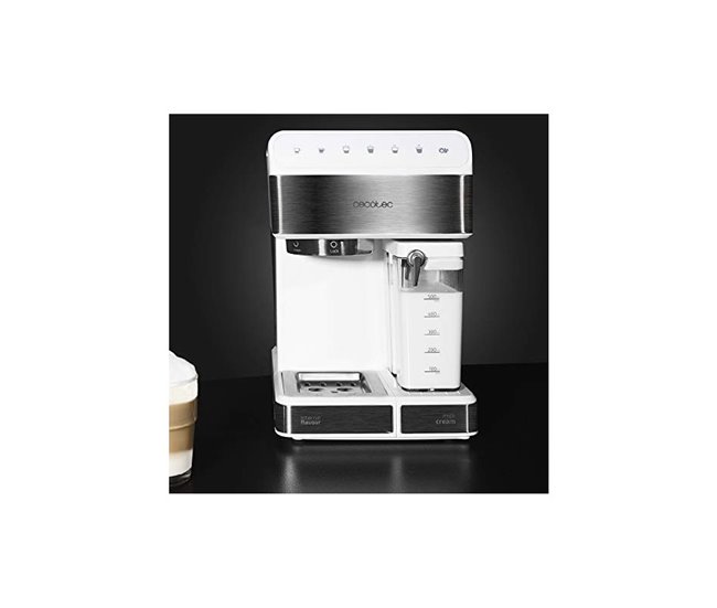 Cafetera Semiautomática Power Instant-ccino 20 Touch Serie Bianca Cecotec Blanco
