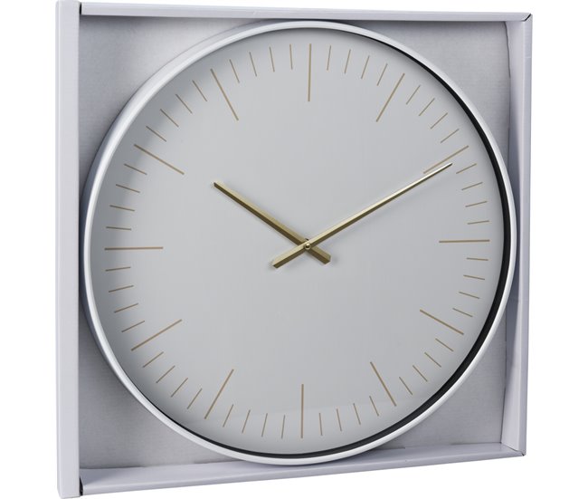 Reloj pared OURO 50x4 cm Blanco