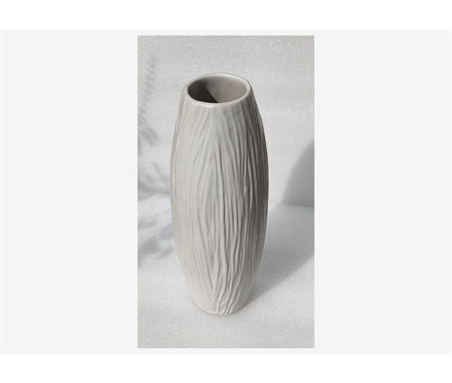 Jarrón cerámica blanco ODIF 31 cm Blanco
