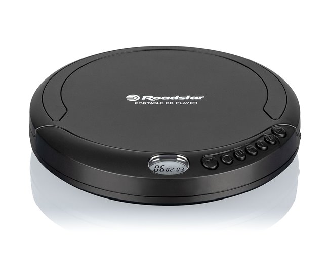Reproductor de CD portátil  Roadstar PCD-435NCD/BK Negro