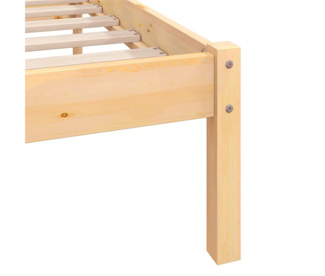 Estructura de cama 90x190 Madera