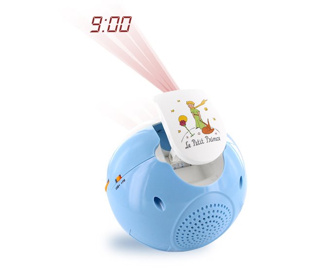 Radio reloj despertador digital Metronic 477342 Azul Claro