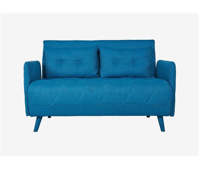 Sofá cama HOME en tela Azul