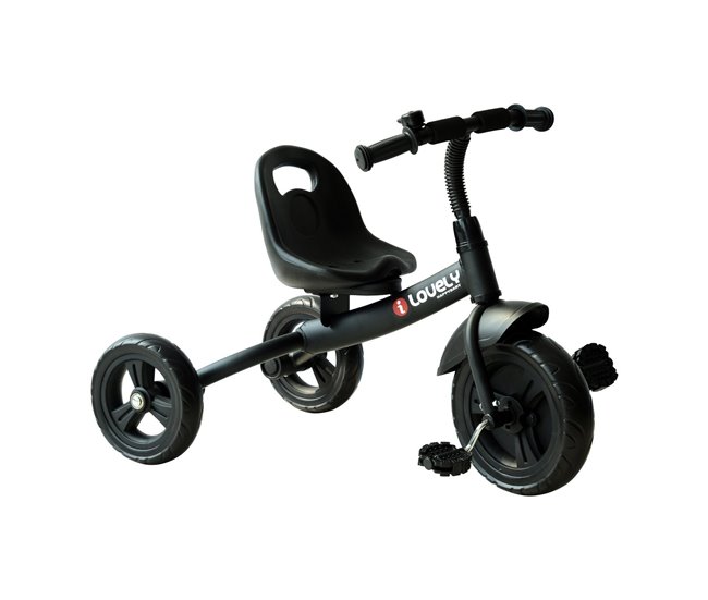 Triciclo para Niños HOMCOM 370-024BK Negro
