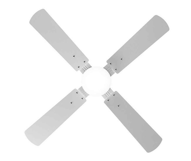 Ventilador De Techo Metal Serie Hupe Blanco