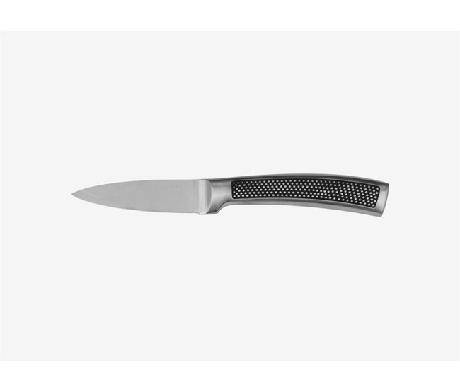 Cuchillo mondador HARLEY 9cm acero inoxidable Negro/ Inox