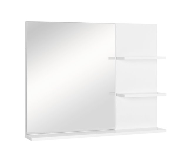 Espejo de Pared kleankin 834-207 60x10 Blanco