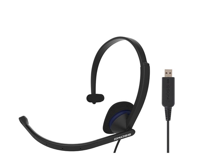 Auriculares con cable KOSS CS195 USB Negro