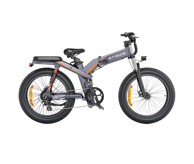 ENGWE X24 E-Bike 1000W | Bicicletas Eléctricas 100KM Autonomía Gris