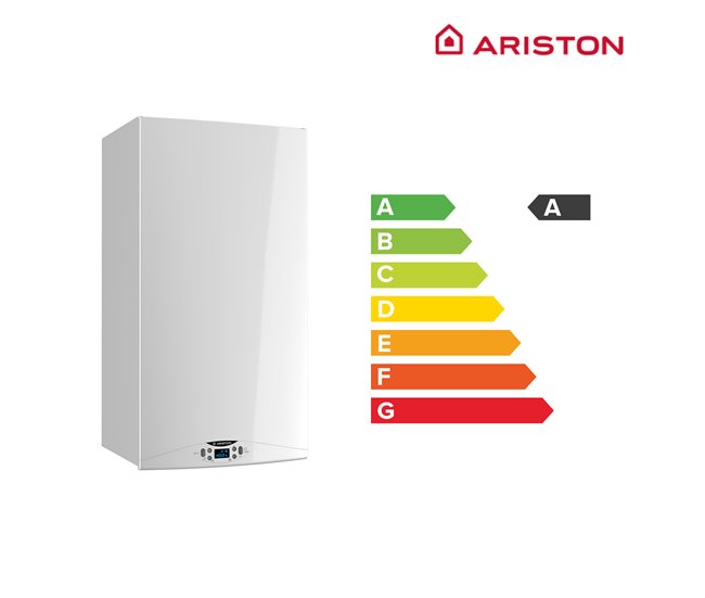 Caldera de condensación, Ariston, HS Premium 30, Clase Energetica A Blanco Lacado