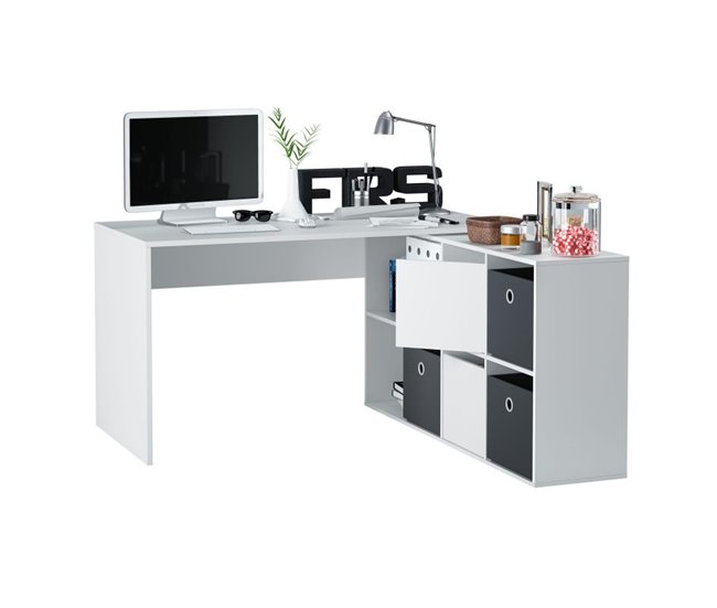 Mesa escritorio Adapta XL 136x139 Cemento