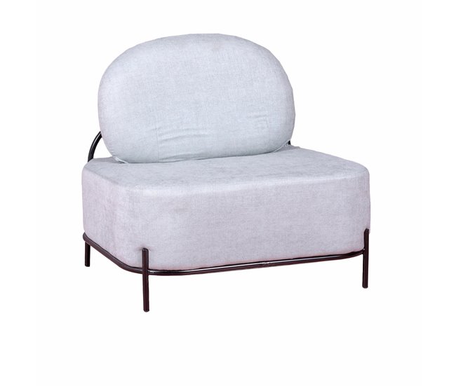 Sofá de 1 plaza de diseño minimalista - Clair Azul