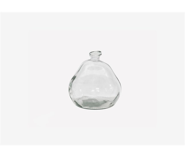 Botella deco cristal SARA 17X17X18 cm Transparente