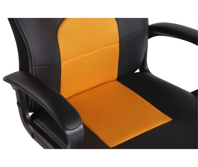 Silla sillón de oficina de diseño deportivo BUR10486 Negro