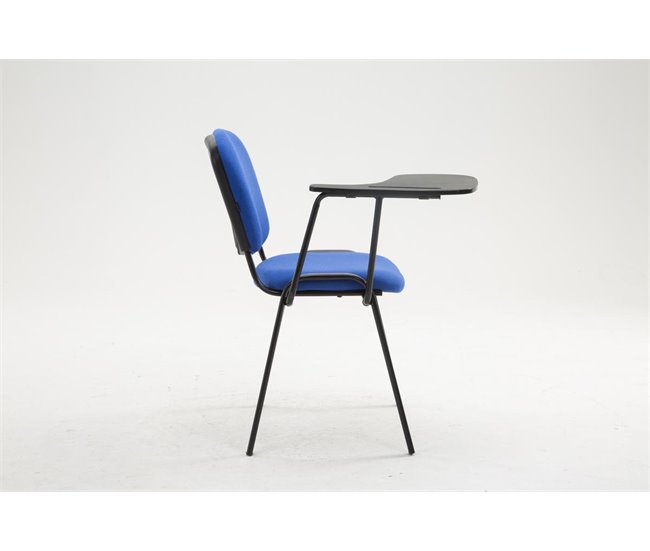 silla conferencia Ken con mesa plegable & en tela Azul