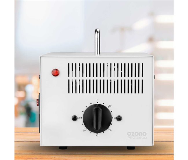 Generador Ozono Desinfectante Purificador Emisión 3500mg/h Gridinlux Blanco
