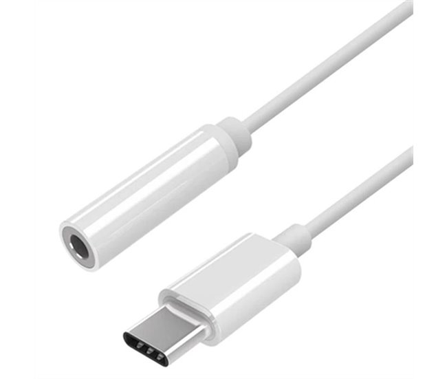 Adaptador USB C a Jack 3.5 mm A109-0384 Blanco