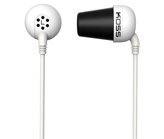 Auriculares con cable KOSS Plug B Classic Blanco