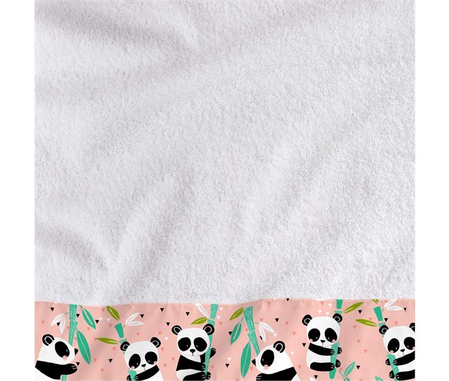 Panda garden pink Juego toallas Rosa