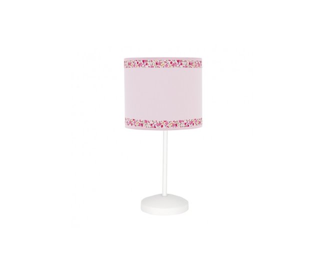 Lámpara Sobremesa Metal Serie Cenefa Rosa