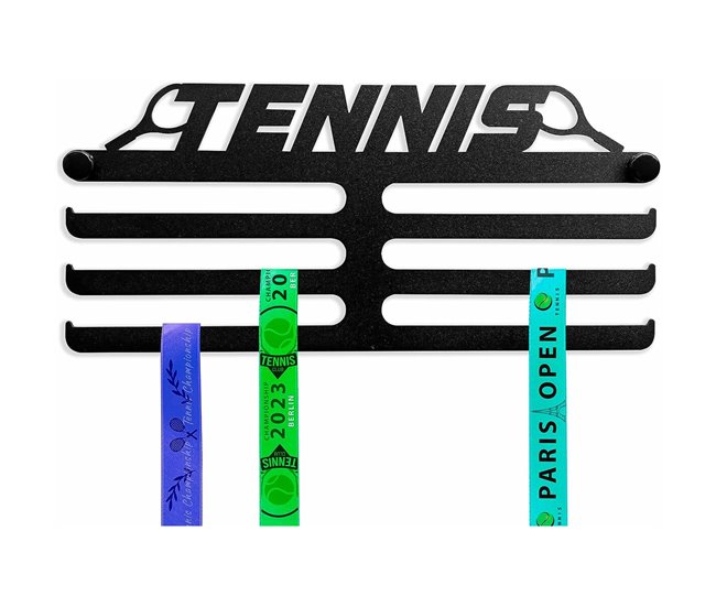 Medallero Tennis Negro