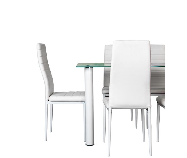 Conjunto de mesa 140x80 Blanco