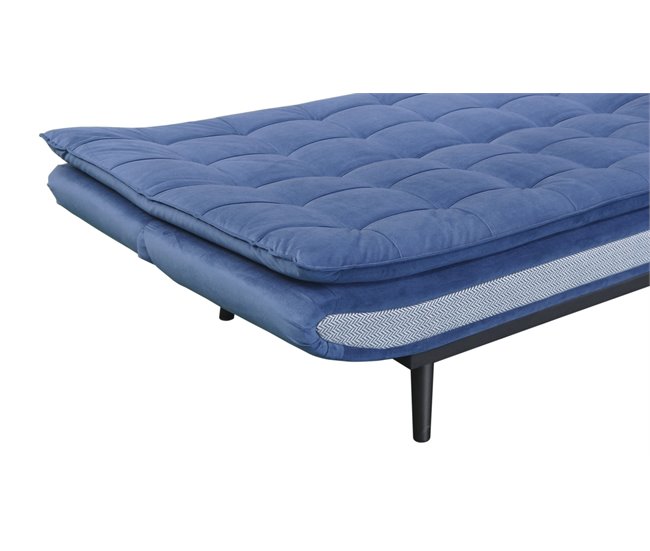 Sofá cama EVA con tela Azul