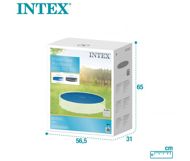 Cobertor solar INTEX piscinas Easy Set/Metal Frame Azul