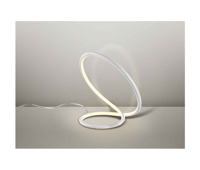 Lámpara Sobremesa Aluminio Serie Infinito Blanco
