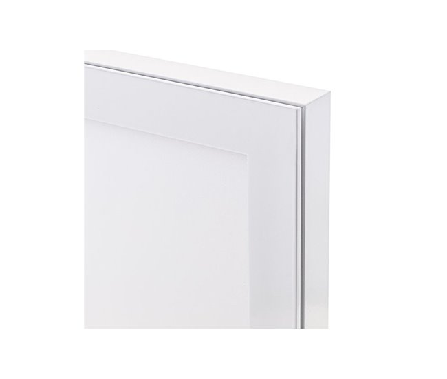 Panel Led Rectangular Aluminio Serie Voltaire Blanco