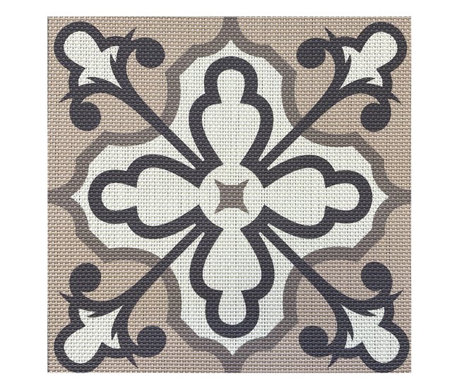 Acomoda Textil – Alfombra Vinílica Hidráulica para Hogar. 120x180 Marron Claro