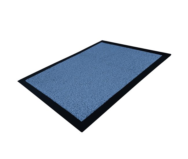 Acomoda Textil - Felpudo de Entrada Absorbente para Interior y Exterior 60x180 Azul