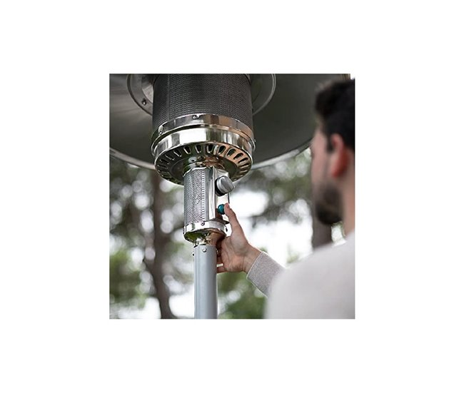 Calefacción de exterior de gas ReadyWarm 8800 Outdoor Microclimate Cecotec Blanco