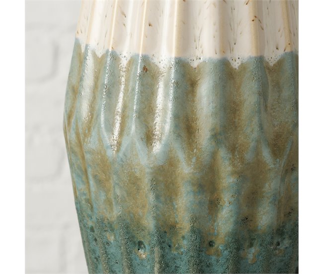 Jarrón cerámica blanca y azul INMA surtido Surtido