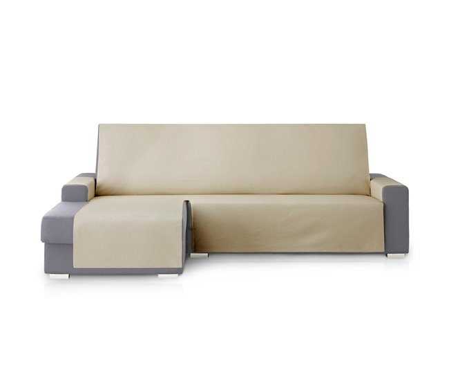 Protector Cubre Sofá Royale Chaise Longue Izquierdo Crudo