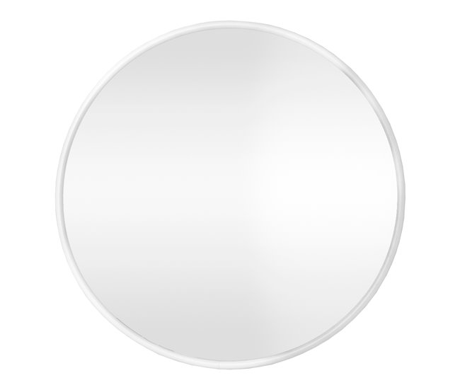 Espejo de pared Ordona redondo aluminio 60x2 Blanco